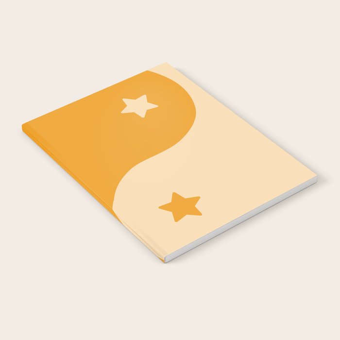 Honey Yin Yang Stars Notebook Gallery Image 1
