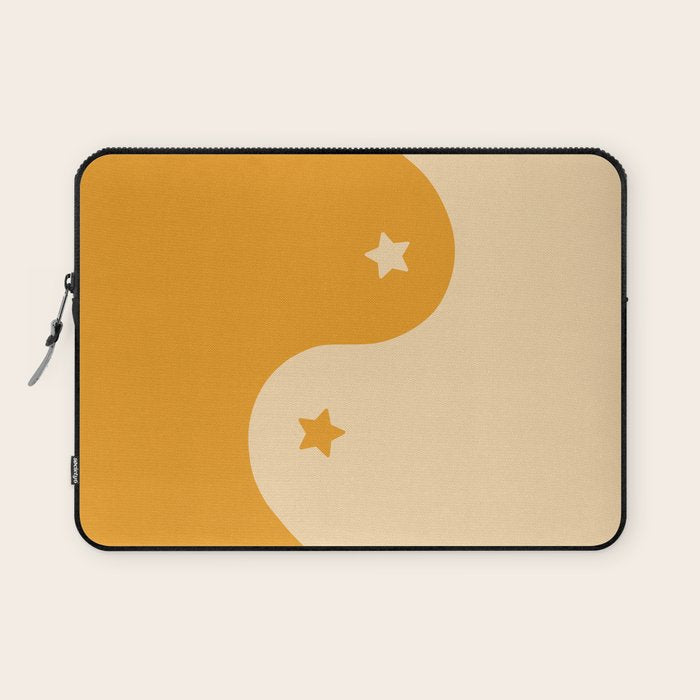 Honey Yin Yang Stars Laptop Sleeve Gallery Image 1