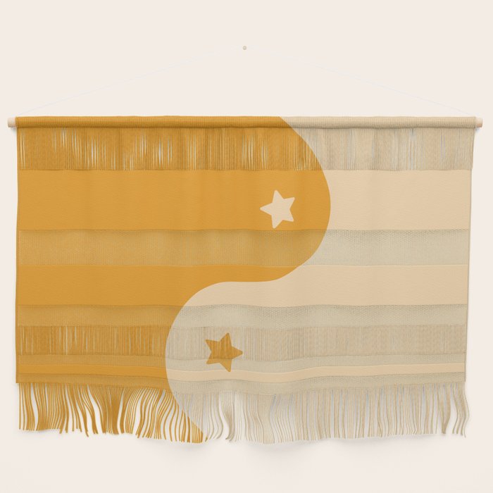 Honey Yin Yang Stars Wall Hanging Gallery Image 1