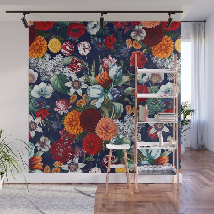 Night Garden XXXV Wall Mural Gallery Image 1