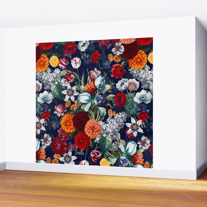 Night Garden XXXV Wall Mural Gallery Image 2