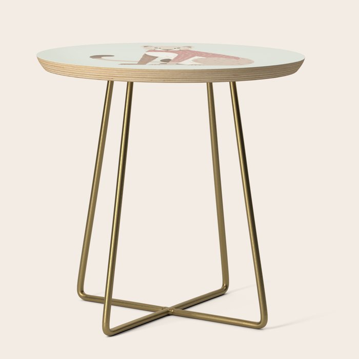 Whimsical Cheetah Side Table Gallery Image 1