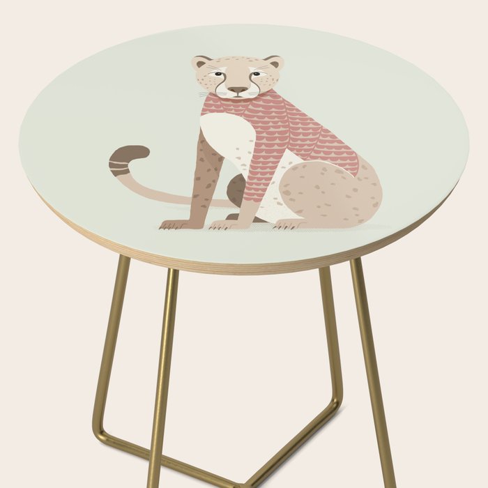 Whimsical Cheetah Side Table Gallery Image 2