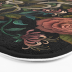 Rose and Honeysuckle Bath Mat Gallery Image 3