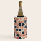 Red & Blue Hand-drawn Pattern #1 Wine Chiller Gallery Image 1