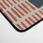 Red & Blue Hand-drawn Pattern #1 Desk Mat Gallery Image 4