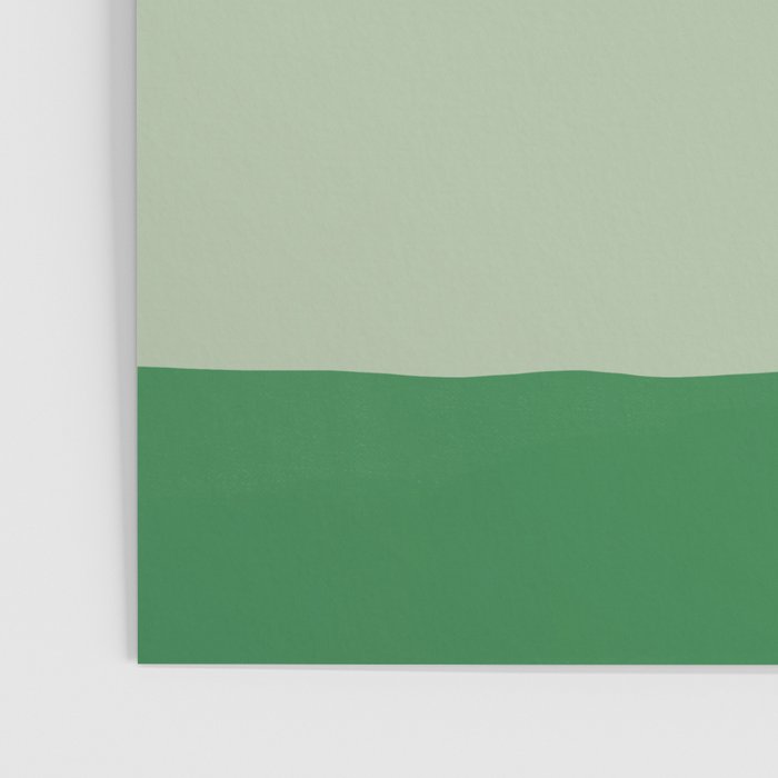 Green background porcelain white flowers Poster Gallery Image 3