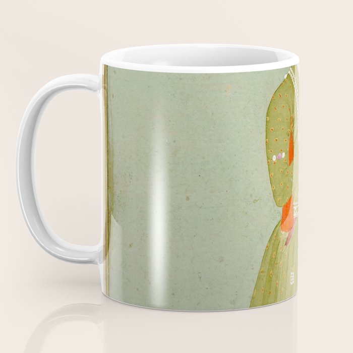Jahangir's Son Antique Indian Miniature Painted Illustration Coffee Mug Gallery Image 3