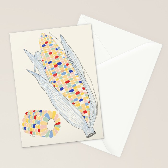 Corn Stationery Card Gallery Image 2