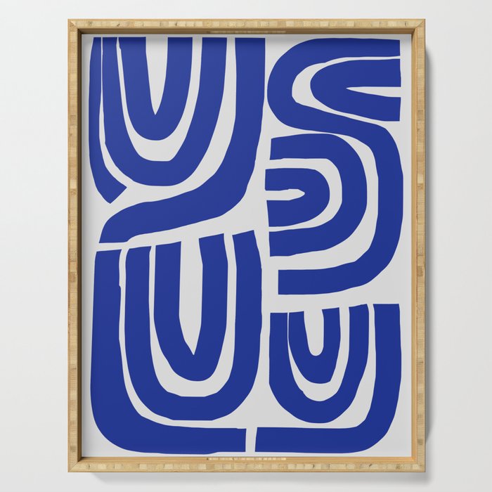 S and U var 3 Serving Tray Gallery Image 1