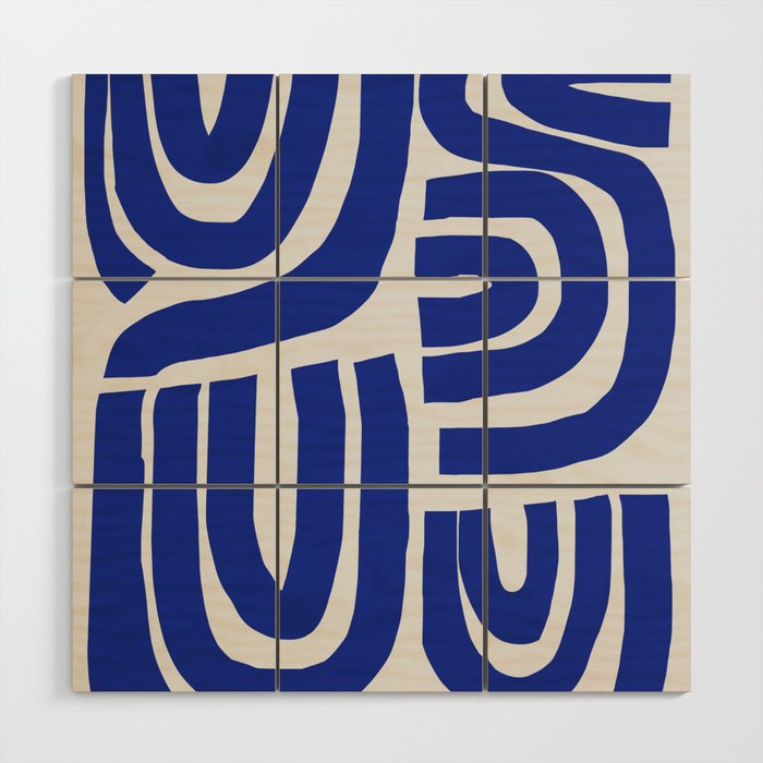 S and U var 3 Wood Wall Art Gallery Image 1