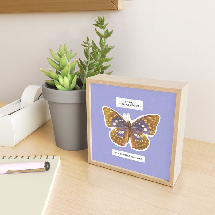 i think i'm finally bored of the world wide web Mini Art Print Gallery Image 2