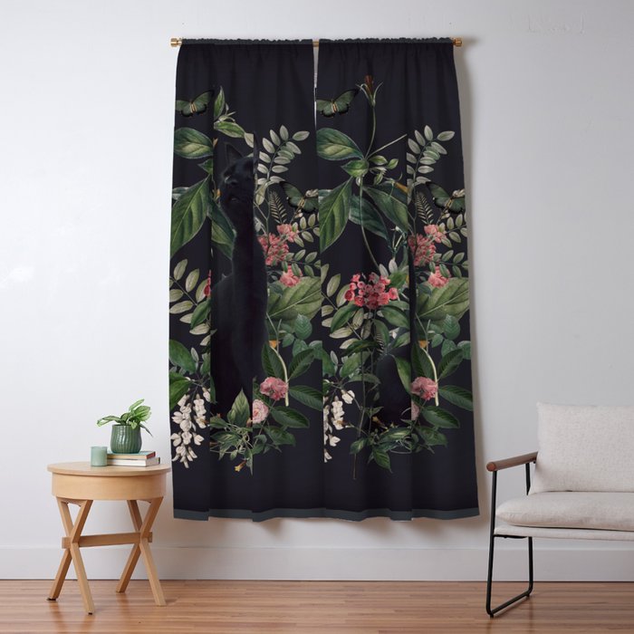 Garden Cat Window Curtain Gallery Image 5