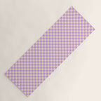 Check V - Lilac â Checkerboard Print Yoga Mat Gallery Image 1