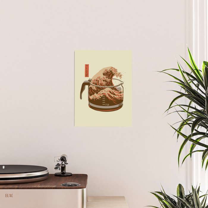The Great Wave of Coffee light blend Poster Gallery Image 2