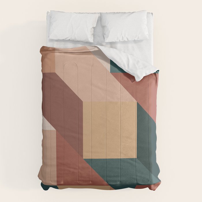 Maximalist Geometric 06A Comforter Gallery Image 1