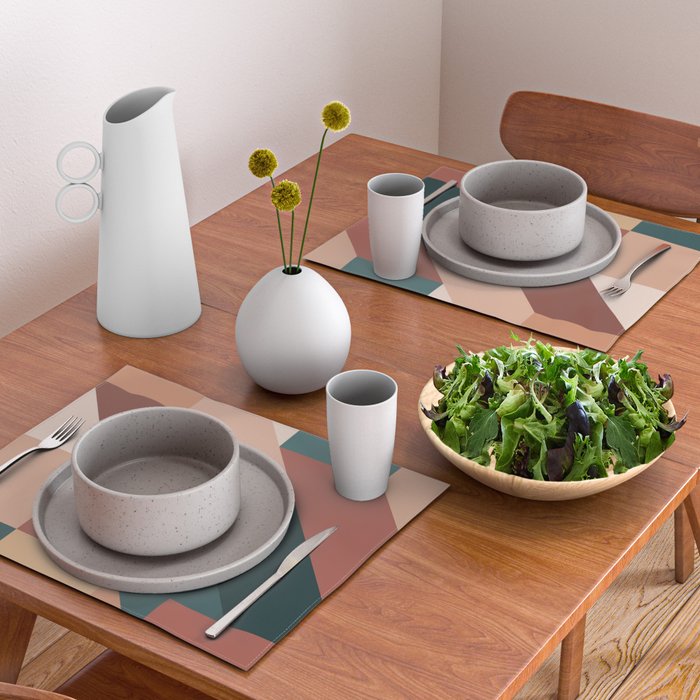 Maximalist Geometric 06A Placemat Gallery Image 2