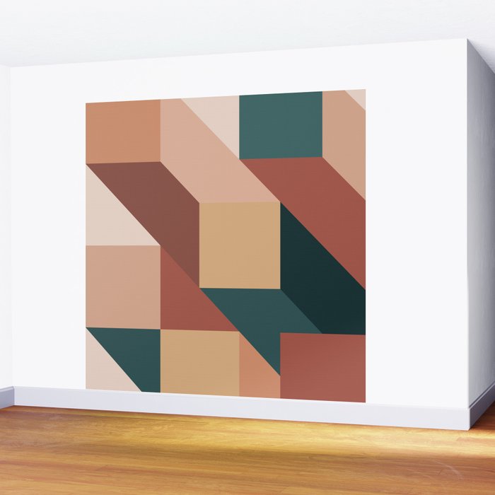 Maximalist Geometric 06A Wall Mural Gallery Image 2