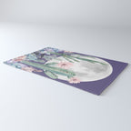 Desert Cactus Full Moon Succulent Garden on Purple Rug Gallery Image 3