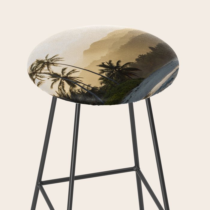 Another Day In Paradise - Tropical Beach Sunset Stool Gallery Image 2