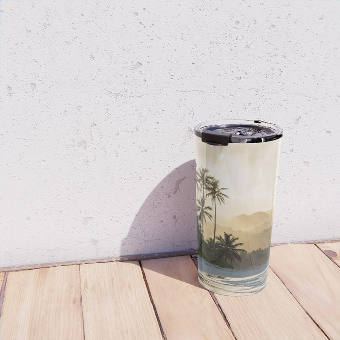 Another Day In Paradise - Tropical Beach Sunset Travel Mug Gallery Image 4