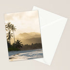Another Day In Paradise - Tropical Beach Sunset Stationery Card Gallery Image 2