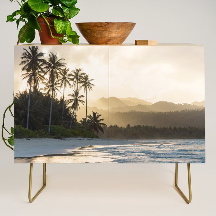 Another Day In Paradise - Tropical Beach Sunset Credenza Gallery Image 1