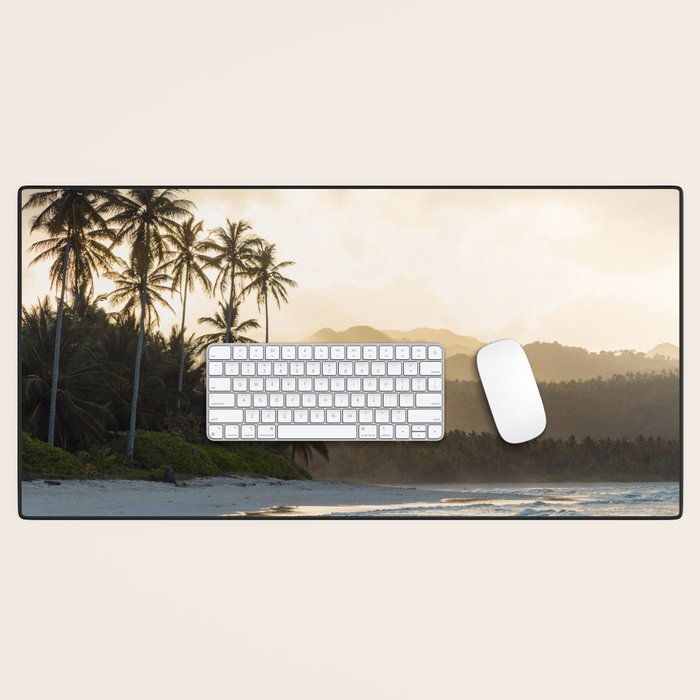 Another Day In Paradise - Tropical Beach Sunset Desk Mat Gallery Image 1