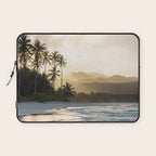 Another Day In Paradise - Tropical Beach Sunset Laptop Sleeve Gallery Image 1