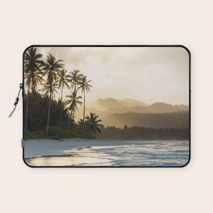 Another Day In Paradise - Tropical Beach Sunset Laptop Sleeve Gallery Image 1