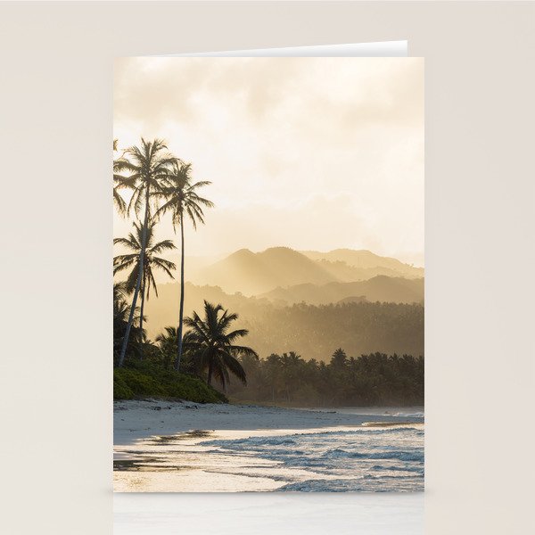 Another Day In Paradise - Tropical Beach Sunset Stationery Card Gallery Image 2