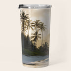 Another Day In Paradise - Tropical Beach Sunset Travel Mug Gallery Image 3