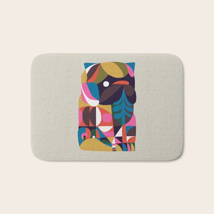 Nordic Pug Bath Mat Gallery Image 1