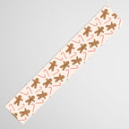 Gingerbread Man + Candy Cane Christmas Pattern Table Runner Gallery Image 3