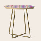 Hot Pink Sacred Hearts Side Table Gallery Image 1