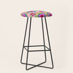 Hot Pink Sacred Hearts Stool Gallery Image 1