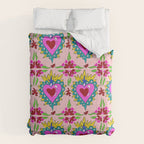 Hot Pink Sacred Hearts Comforter Gallery Image 6