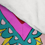 Hot Pink Sacred Hearts Comforter Gallery Image 4