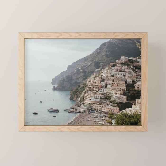 Positano Amalfi Coast Italy Mini Art Print Gallery Image 1