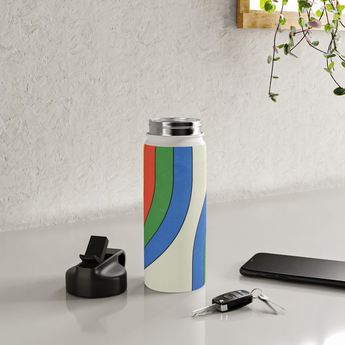 Retro Candy Arches Water Bottle Gallery Image 4