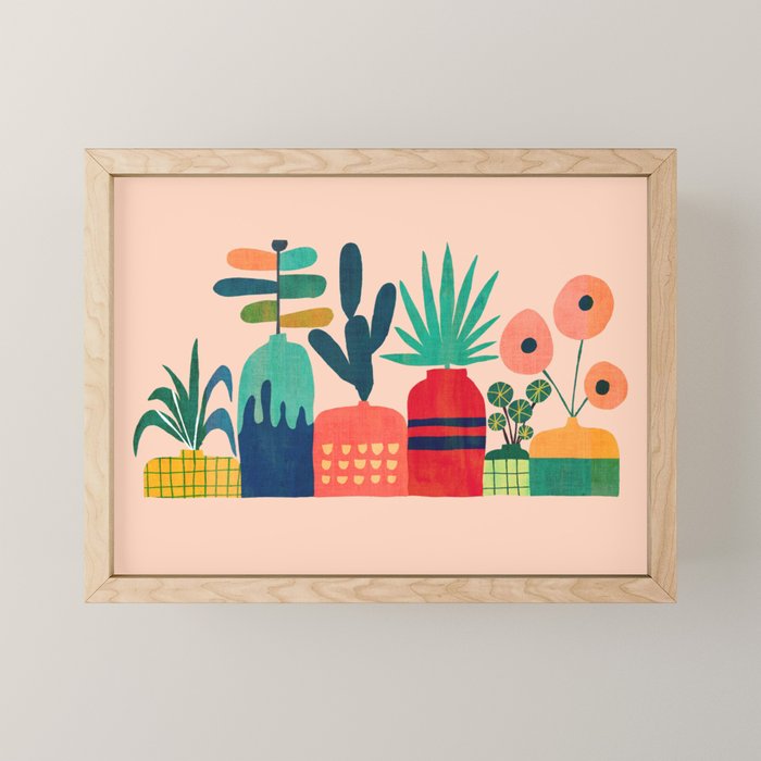 Plant mania Mini Art Print Gallery Image 1