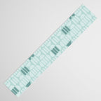 Bold Minimalism Teal Table Runner Gallery Image 3
