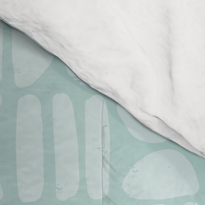 Bold Minimalism Teal Comforter Gallery Image 4