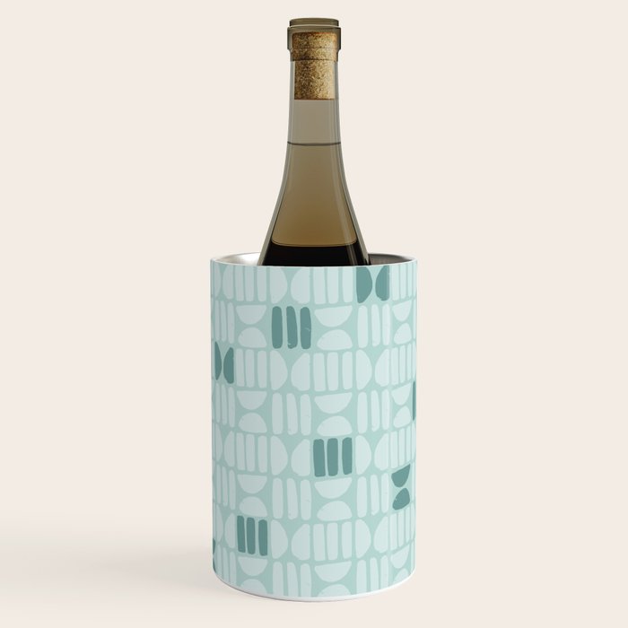 Bold Minimalism Teal Wine Chiller Gallery Image 1