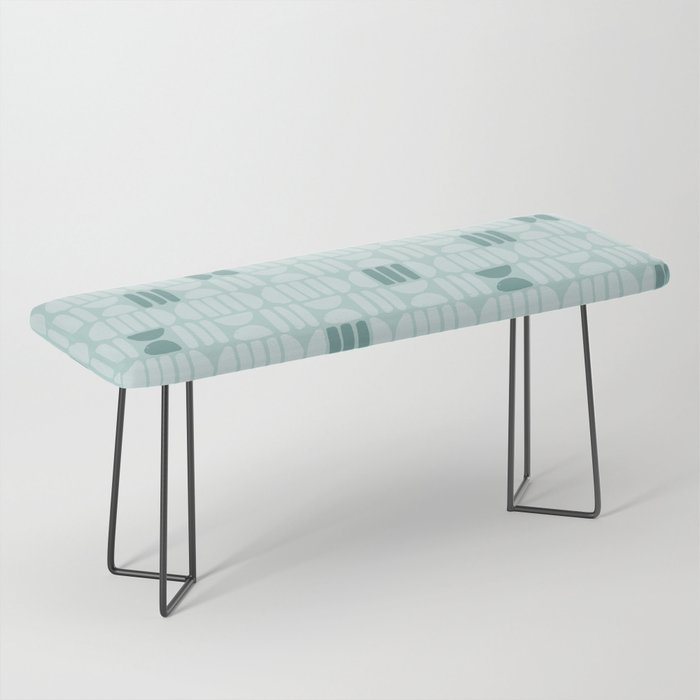 Bold Minimalism Teal Bench Gallery Image 1