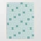 Bold Minimalism Teal Poster Gallery Image 4