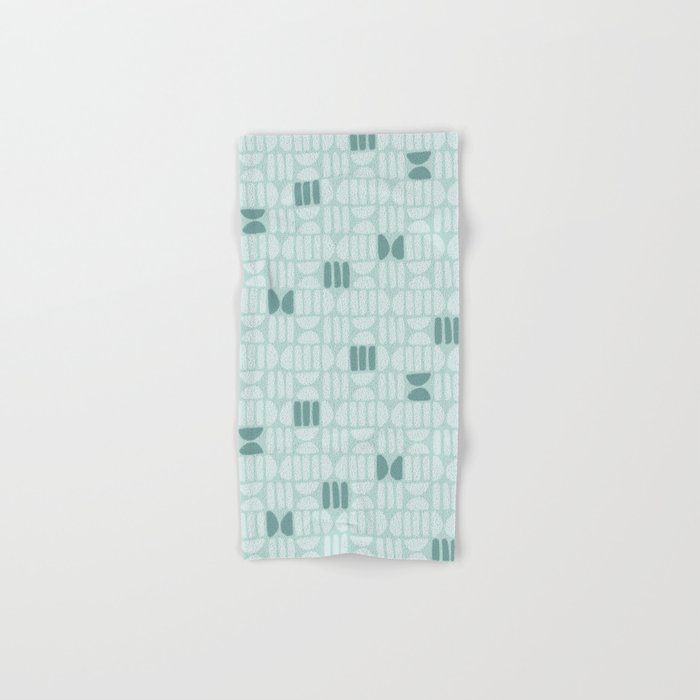 Bold Minimalism Teal Bath Towel Gallery Image 1