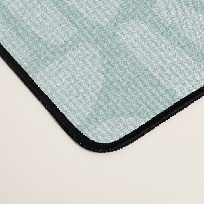 Bold Minimalism Teal Desk Mat Gallery Image 4