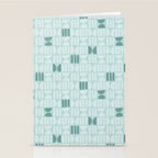 Bold Minimalism Teal Stationery Card Gallery Image 2