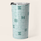 Bold Minimalism Teal Travel Mug Gallery Image 3